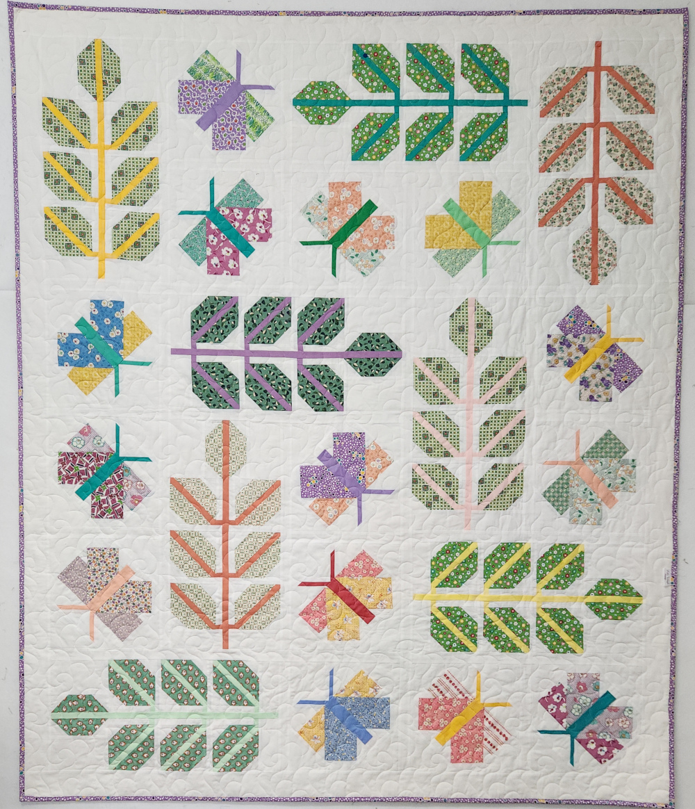 Oak Moth Quilt – Colorways by Vicki Welsh