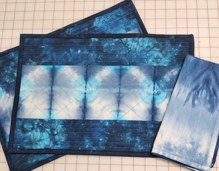 Finished placemats