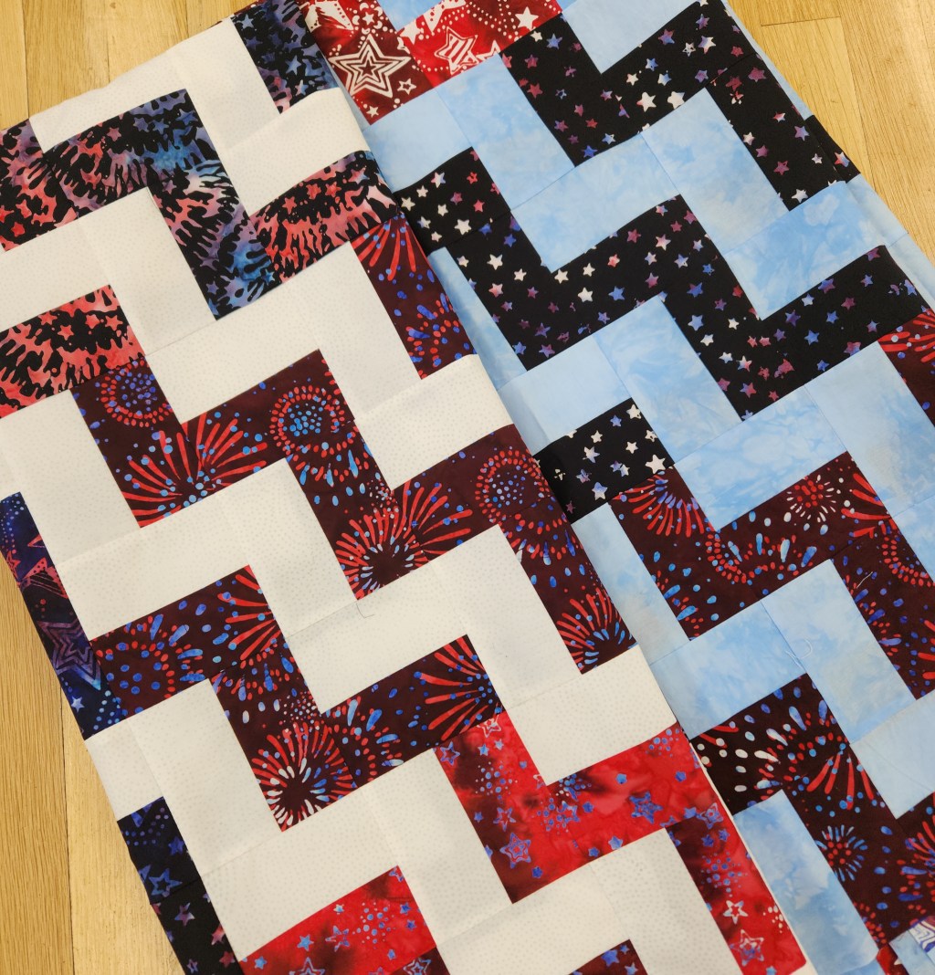 Two veterans quilt&nbsp;tops