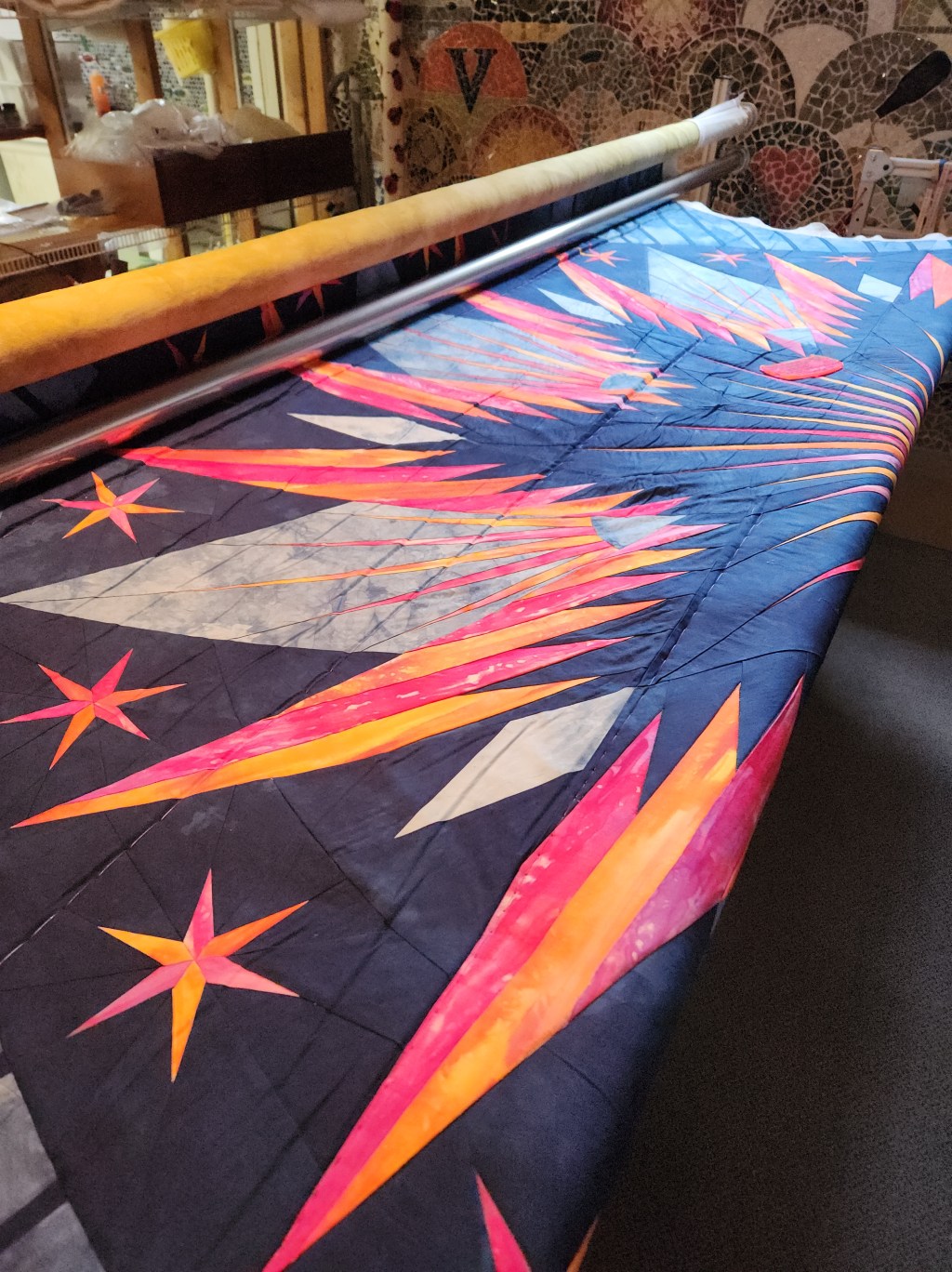 Quilting and cutting