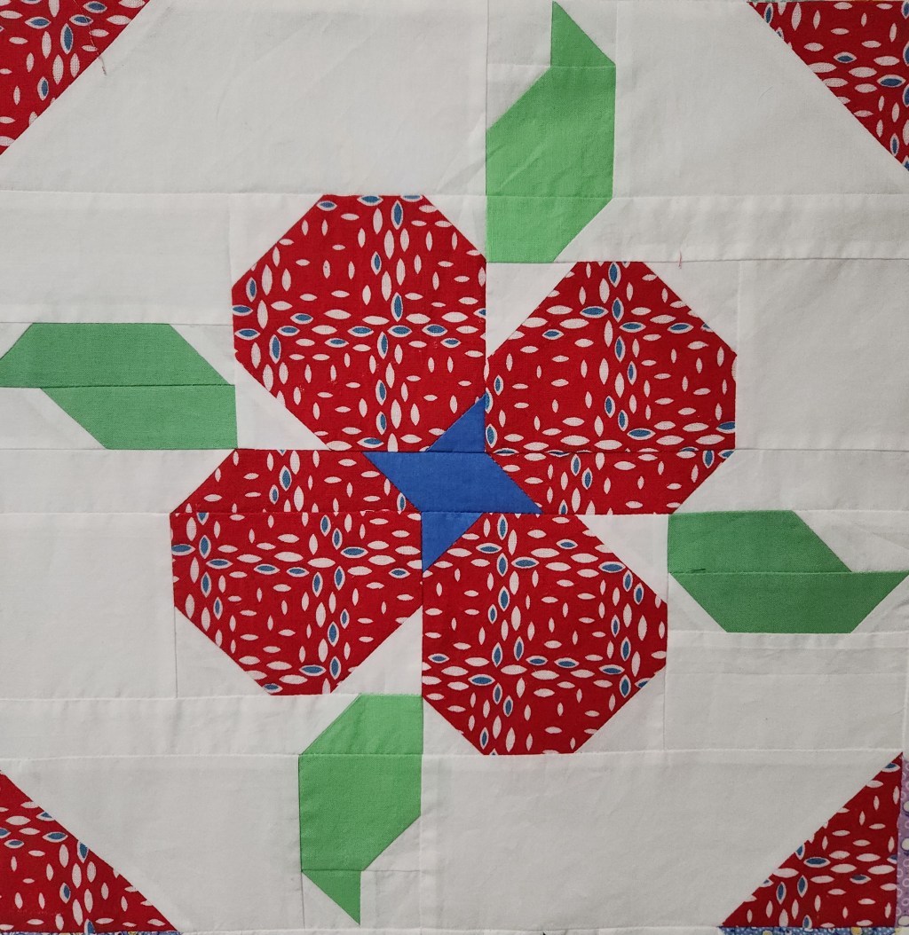 Fleurette quilt top&nbsp;done