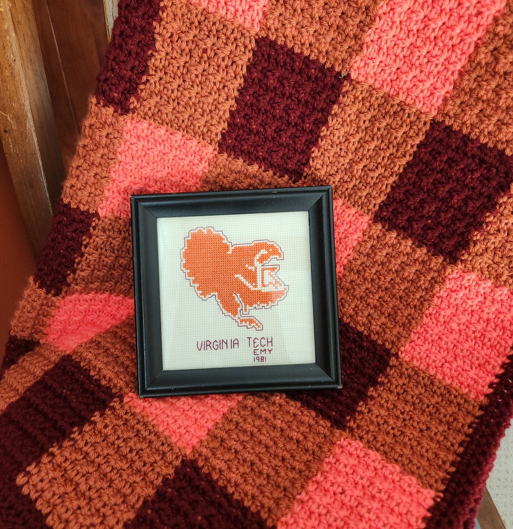 Virginia Tech baby&nbsp;blanket